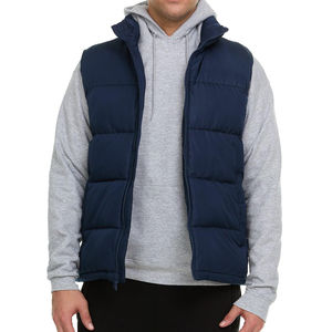 Chaleco Acolchado Informal de Lona para Hombre, de Alta Calidad, para Invierno, con Cuello Alto, Reversible, Talla Grande, Transpirable, Relleno de Plumón, Calefactable, Anti-UV - Product Image 4