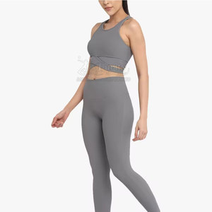 Dernier modèle Ensemble de yoga pour femmes Vêtements de sport en coton Ensemble de yoga pour femmes de fabrication professionnelle pour meilleure vente - Product Image 3
