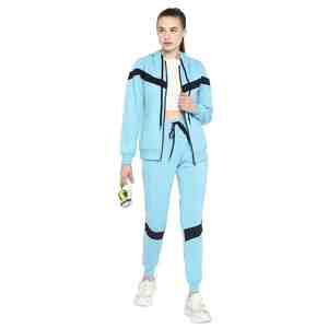 Nueva llegada de diseño personalizado de las mujeres más tamaño Jogger conjunto suave Fitness gris chándal Logo invierno al por mayor logotipo personalizado en blanco - Product Image 1