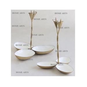 Trending Design Brass Wedding Nuts <b>Serving</b> <b>Bowls</b> Superior Quality Customized Shape Nuts Server For Kitchen Use - Product Image 4