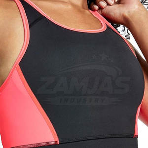 Soutien-gorge de sport pour femme, nouvelle conception, léger, respirant, imperméable, séchage rapide, avec logo sur le devant - Product Image 4
