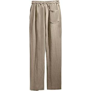 Pantalons décontractés pour hommes tendance, personnalisés, lourds, taille mi-haute, couleur personnalisée, taille, 100% polyester, motif uni, mode d'hiver - Product Image 5