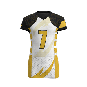 Uniformes de football américain pour adultes, haute qualité, couture soignée, option grande taille, manches courtes, couleur personnalisée - Product Image 2