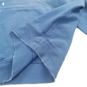Sweats à capuche délavés à l'acide de haute qualité pour hommes sweats à capuche délavés à l'acide unisexes surdimensionnés et lourds avec fermeture éclair pour hommes - Product Image 3