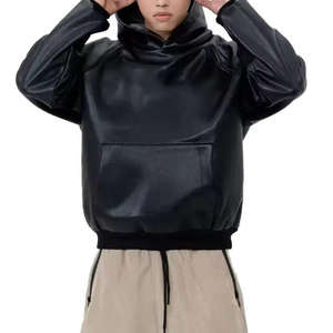 Sudadera con Capucha para Hombre, de Manga Larga, Gruesa, Holgada, 100% Algodón, de Invierno, de Alta Calidad, Fabricada a Medida - Product Image 6