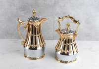Pot Kopi Dallah Arab Keramik Logam Desain Trendi - Gaya Vintage Ramah Lingkungan Tutup Gagang Bentuk/Ukuran Warna Dapat Disesuaikan Kraft
