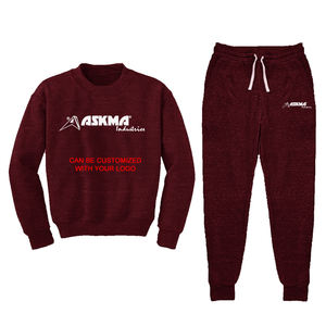 เสื้อสเวตเตอร์สำหรับผู้ชายและผู้หญิงเสื้อกีฬาแขนยาวผ้าฝ้ายเอวยางยืดระบายอากาศได้ดีน้ำหนักเบาโลโก้ออกแบบได้ตามที่ต้องการ - Product Image 4