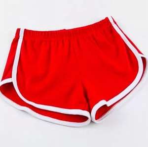 Femmes nouveau été taille haute décontracté mince sportif Patchwork Yoga pantalon court élastique cordon chaud court motif coupe ajustée - Product Image 2