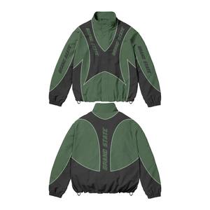 Unisex Nylon Tracksuit <b>Vintage</b> Crinkle <b>Windbreaker</b> Jacket Elastic Pants Set Waterproof Athletic Outdoor Suit - Product Image 3