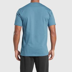 เสื้อยืดพิมพ์ลายโอเวอร์ไซส์คุณภาพสูง 100% ผ้าฝ้าย สำหรับผู้ชาย รับสกรีนโลโก้ เสื้อออกกำลังกาย ฟิตเนส แห้งเร็ว - Product Image 6