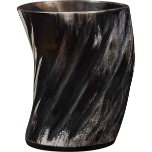 ถ้วยแก้วทรงเขาควายทำมือที่ดีที่สุดทำด้วยมือฮอร์นวัวดื่มทำด้วยมือแก้วทรงกรวยแก้วสำหรับงานเลี้ยงและขนมปังปิ้ง - Product Image 2