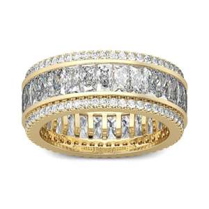 Jeulia Rose Gold Plated Sterling <b>Silver</b> Radiant Cut <b>Solitaire</b> Engagement <b>Ring</b> for Women - Product Image 1