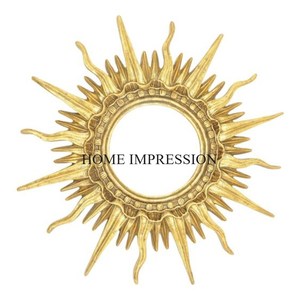 Newly Arrival High Standard Quality Metal Made High Grade Gold Plated <b>Bathroom</b> And Kitchen Wall Decorative Mirror In Best Price - Product Image 6