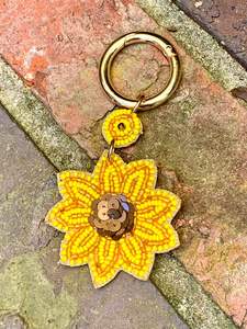 Llavero clásico tejido a mano y bordado con cuentas Estilo personalizable - Product Image 3