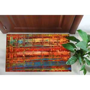 Tapis chef-d'œuvre Gerhard Richter, tapis imprimé de luxe, doux et coloré, tapis fin non tissé - Product Image 5