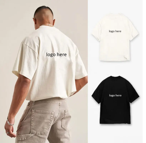 Camiseta en blanco barata de alta calidad para hombre, camiseta personalizada de algodón con estampado Digital, camiseta personalizada con logotipo impreso para hombre - Product Image 4