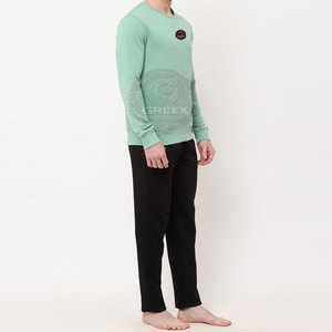 Survêtement décontracté d'hiver pour homme en coton 100% coupe-vent avec logo personnalisé, grande taille, séchage rapide et respirant - Product Image 2