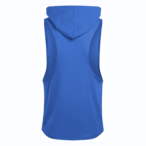 Sudadera con capucha sin mangas para hombre profesional superventas nuevo modelo ropa de gimnasio logotipo bordado de alta calidad personalizable - Product Image 3