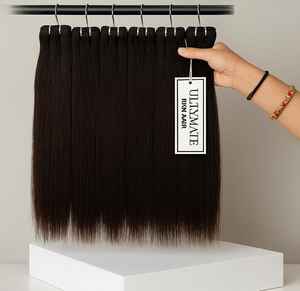 12a Super Double Drawn Straight Human Hair Bundles 34 Inch Bundles Human Hair Straight Brazilian Virgin Human Hair Bundles - Product Image 2