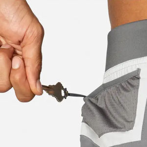 Shorts de course athlétiques 2 en 1 en gros, 100% polyester coton, double couche, jogging, sport, vêtements de sport actifs pour hommes - Product Image 6