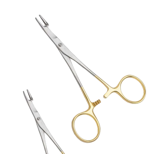 Ciseaux/porte-aiguilles Olsen-Hegar à joint à vis, 190 mm de long, instruments chirurgicaux manuels en acier inoxydable, certifiés CE, fabriqués au Pakistan - Product Image 1