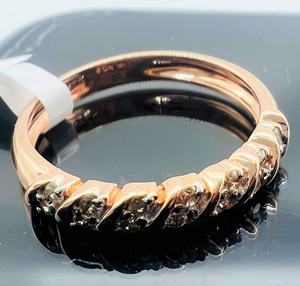 Lujo 14K y 18K oro sólido anillo de diamantes naturales colección de joyas atemporales pieza exclusiva - Product Image 3