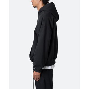 เสื้อฮู้ดคุณภาพสูงสำหรับผู้ชายผ้าคอตตอน100% โอเวอร์ไซส์500 GSM 600 GSM สั่งได้หรูหรา - Product Image 6