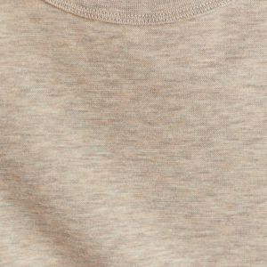 Alta calidad al por mayor en blanco Color liso logotipo personalizado cómodo cuello redondo 100% algodón para hombres - Product Image 5