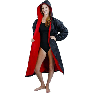 Parka de natación con forro polar para adultos y niños unisex con forro de toalla Parka de natación deportiva de estilo callejero al por mayor para deportes de invierno - Product Image 2