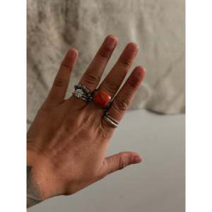 Navajo Handmade Spiny Oyster & Sterling <b>Silver</b> Cast <b>Statement</b> <b>Ring</b> Size 9.75 Turquoise Gemstone Ethnic Style Everyday Wear - Product Image 2
