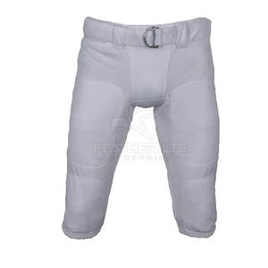 Pantalones de fútbol americano Equipo deportivo acolchado duradero con cintura ajustable Pantalones de fútbol americano transpirables para hombres - Product Image 1