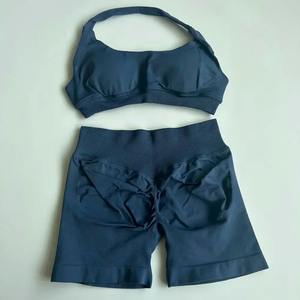 Premium Personnaliser Conception Décontractée Survêtement Respirant Entraînement Femmes 2 Pièces Ensemble Élégant Vente en Gros Gym Yoga Ensemble - Product Image 4