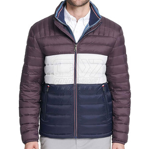 Vestes bouffantes à séchage rapide à bas prix pour hommes veste à manches longues pour hommes avec vestes bouffantes imprimées de logo personnalisé - Product Image 6