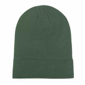 Gorros para hombres y mujeres, gorros con estampado de Color sólido para niñas, gorro cálido, gorro informal de otoño, gorros de invierno lisos de punto en blanco personalizados - Product Image 4
