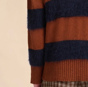 Pull en mohair élégant pour l'extérieur, chaud pour l'hiver, cousu à la machine, logo personnalisé sur le devant, personnalisable pour homme - Product Image 4