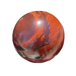 Kinggems meilleure vente sphère de jaspe en peau de serpent en cristal sculpté pour la méditation guérison et la décoration intérieure produit en gros - Product Image 1