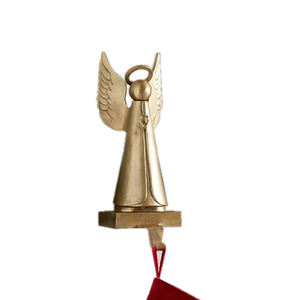 Support de bas de Noël en métal d'approvisionnement en gros avec couleur argentée pour la fête de fête et la décoration de Noël d'Inde - Product Image 5