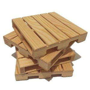 Panneau de palettes en bois de pin de qualité supérieure à haute durabilité Fumigation en usine et entrée à 4 voies Palette de sol en bois à support solide - Product Image 2