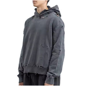 Sudadera con Capucha Personalizada para Hombre CrazyMaker, 100% Algodón, con Estampado DTG, Bordado, Decoración Desgastada, Sudadera con Capucha Moderna - Product Image 1