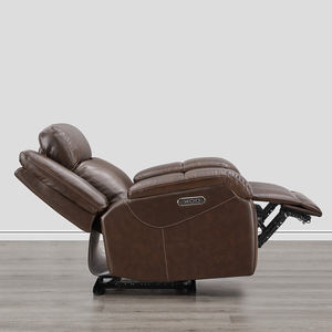 Fauteuil inclinable <span class=keywords><strong>mural</strong></span> électrique moderne DOSER à un siège, à double moteur, avec USB, en cuir synthétique, cadre en bois pour salon - Product Image 4
