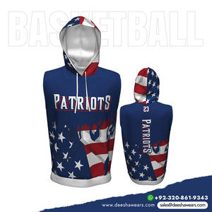 Sweat à capuche de basketball pour homme, pull en polaire, vêtement de sport, sweat-shirt d'entraînement, respirant, anti-humidité, pour l'été, tenue d'équipe, service OEM - Product Image 5