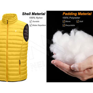 Chaquetas acolchadas sin mangas transpirables para hombres Chaquetas acolchadas sin mangas de calidad maravillosa para hombres - Product Image 6