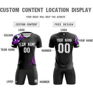 Uniforme de Fútbol de Manga Corta Ligero y Personalizado de Alta Calidad, de Secado Rápido y Transpirable, para Venta en Línea - Product Image 4