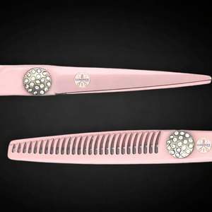 Professional Pink <b>Hair</b> Cutting & <b>Thinning</b> <b>Scissors</b> Set Stainless Steel Barber & Salon Hairdressing Shears with Adjustable - Product Image 5