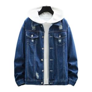 Chaquetas Vaqueras para Hombre, Cuello Camisero, Manga Larga, Chaqueta Informal, Regular, Cierre de Botón, Corte Entallado, Abrigo Sencillo para Otoño e Invierno - Product Image 4