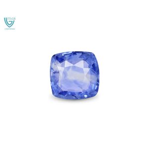 Zafiro Azul - 3.84 Quilates, Gema Natural Facetada, Efectos Ópticos Calibrados, Color Azul Real, Suelto, 10mm 8mm, Tratado Térmicamente - Product Image 1