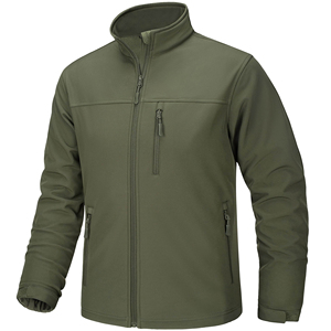New Arrival Factory Direct Supply Winter Fashion Men's Coated <b>Canvas</b> Softshell Jacket Breathable Windproof OEM - Product Image 5