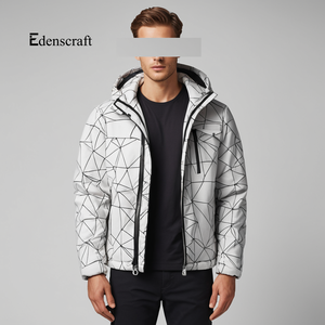 Veste en toile isolée pour homme, résistante et chaude, pour l'hiver, confortable, pour l'extérieur par temps froid - Product Image 6