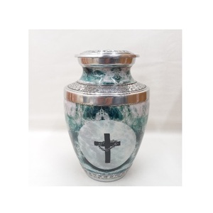 Designer Metal Cremation <b>Urn</b> Handcrafted Adult Human <b>Ashes</b> Modern European Style Customizable Durable Decorative Memorial <b>Urn</b> - Product Image 5