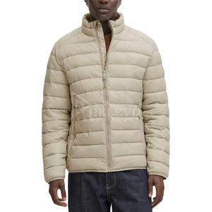 Blouson matelassé pour homme de haute qualité, imperméable et coupe-vent, personnalisé, style universitaire, streetwear, moto, en duvet de canard - Product Image 1